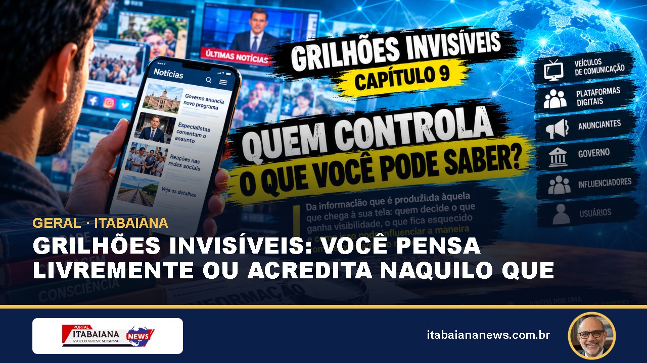 Você Pensa Livremente ou Acredita naquilo que lhe Mostram?