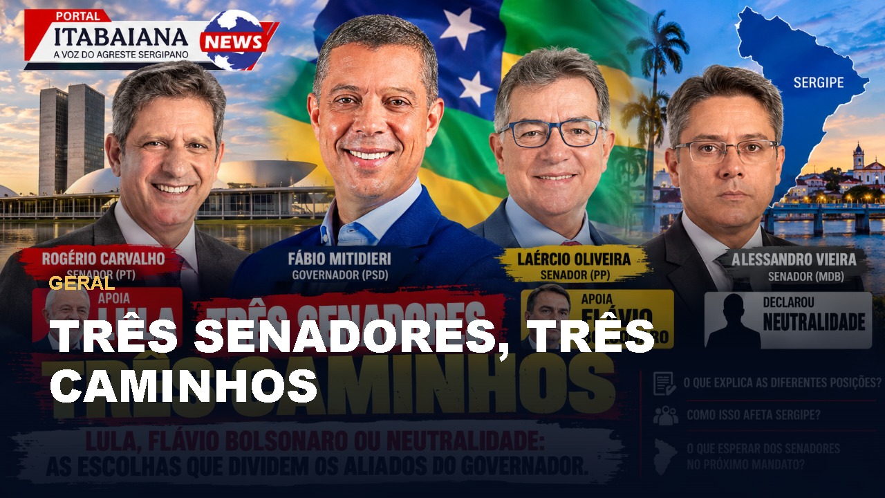 TRÊS SENADORES, TRÊS CAMINHOS