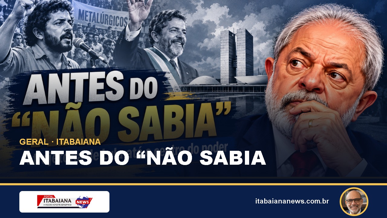 LULA ANTES DO “ EU NÃO SABIA"