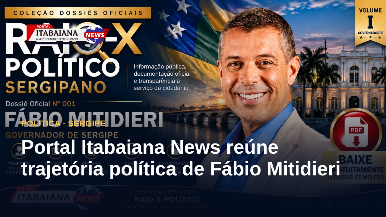 Portal Itabaiana News reúne trajetória política de Fábio Mitidieri